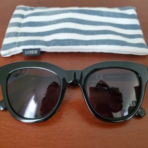 J. Crew Women’s Cabana Oversized Sunglasses in Black